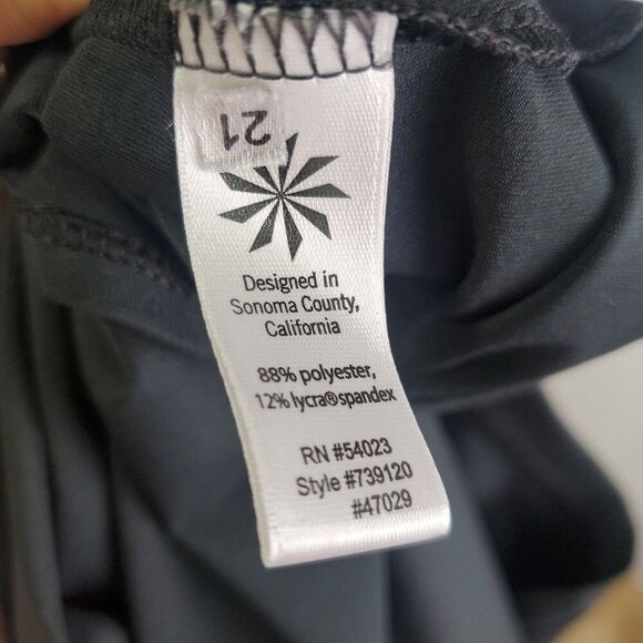 Athleta Black Midi Dress Size Small - Picture 6 of 6